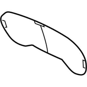 Jeep 68382520AA Cluster Lens