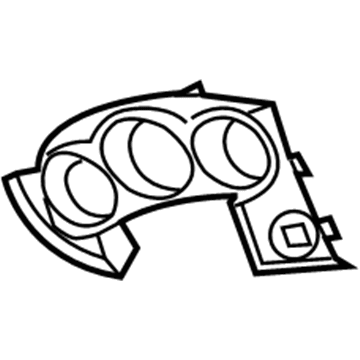 Mopar XS96XDHAD Cluster Bezel, Slate Gray Mopar XS96XDHAD Cluster Bezel, Slate Gray