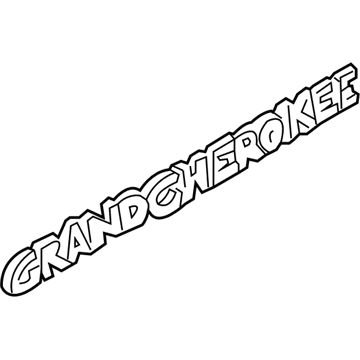 Jeep 5EN80SA1 Nameplate