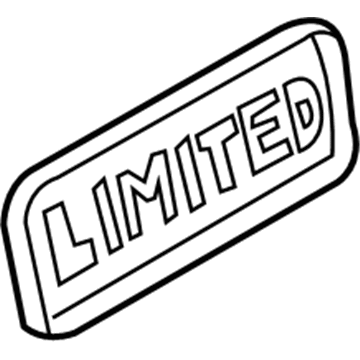 Jeep 55156043AA Nameplate