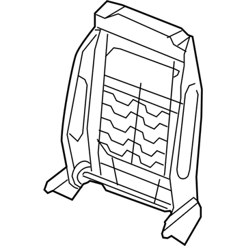 Jeep 4610145AD Seat Back Frame