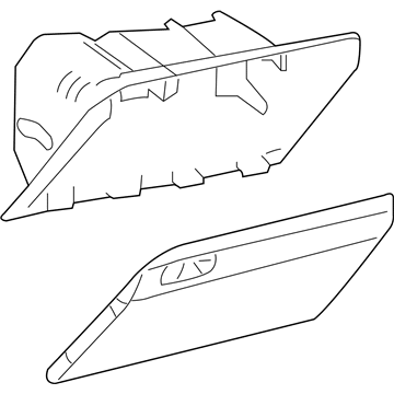 Dodge 1QF13DX9AP Glove Box