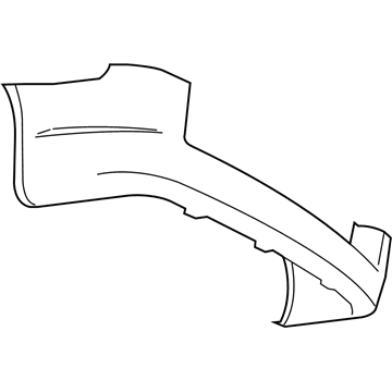 2008 Dodge Grand Caravan Bumper - 68048162AD