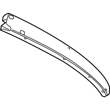 Mopar 5113097AB Impact Bar, Rear