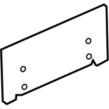 Dodge 5288487AC License Mount
