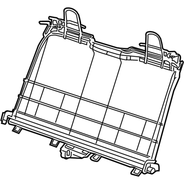 Mopar 68024921AA Seat Back Frame, Rear