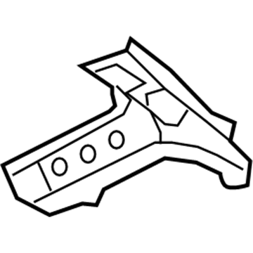 Jeep 5074860AA Pillar Reinforcement