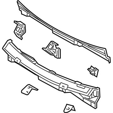 Dodge 5067917AG Cowl Panel