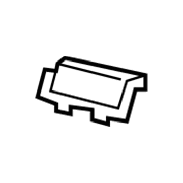 Mopar 1FL411D5AA Bezel, Slate Gray, Rear