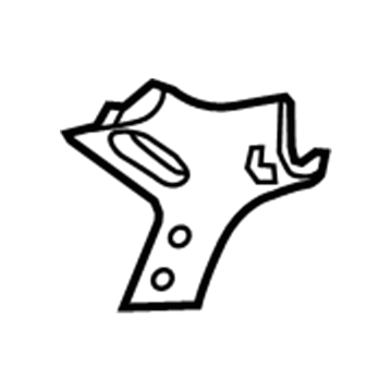 Mopar 1CA74DX9AG Windshield Pillar Trim, Upper Passenger Side