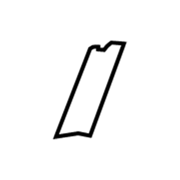 Mopar 1RG52DX9AA Pillar Molding, Lower Passenger Side