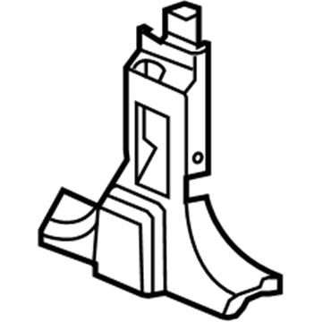 Mopar 5KL72XDVAE Lower Center Pillar Trim, Passenger Side