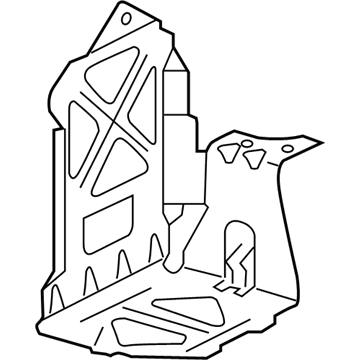 Chrysler 5278554AB Vapor Canister Bracket