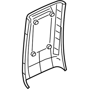 Dodge 1VF33DW1AA Rear Panel