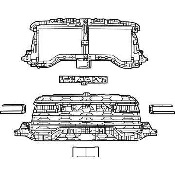 Ram 68719402AB Grille
