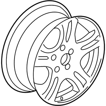 Chrysler 4879251AB Wheel, Steel