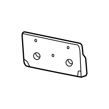 Ram License Plate - 68141642AA