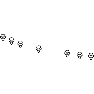 Ram 68053681AA Lower Deflector Retainer