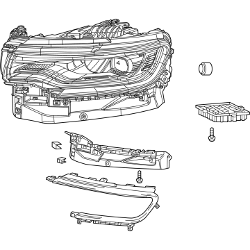 Jeep Wagoneer Headlight - 68598987AA