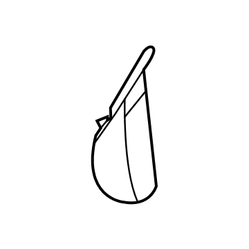 Mopar 6WQ34DX9AA Lower Panel, Black, Passenger Side