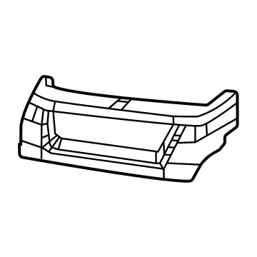 Mopar 6WQ40DX9AA Front Trim, Center