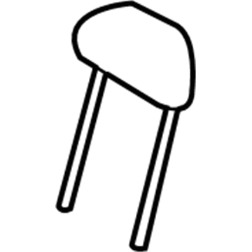 Dodge ZU541D5AA Headrest