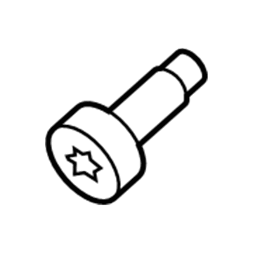 Dodge 6105124AA Retractor Assembly Screw