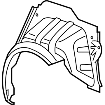 Dodge 68081066AC Wheelhouse Panel