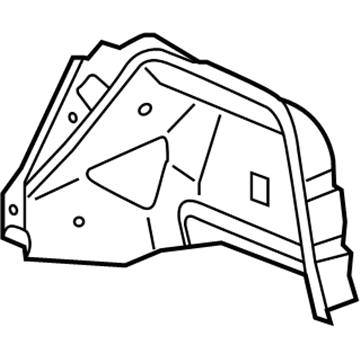 Dodge 68212654AA Inner Wheelhouse