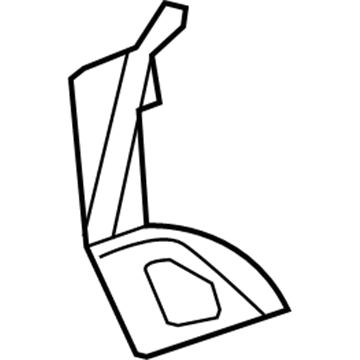 Mopar 5098651AA Tail Lamp Panel, Rear Upper Driver Side