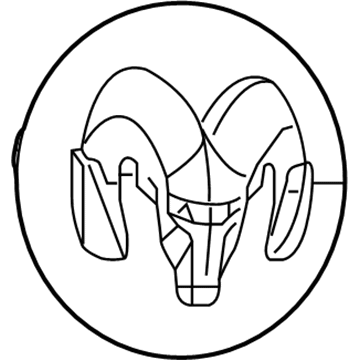 Dodge 1SK35SZ0AA Center Cap