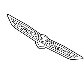 Jeep 68196485AB Nameplate