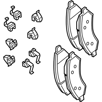 Dodge 5143402AB Brake Pads