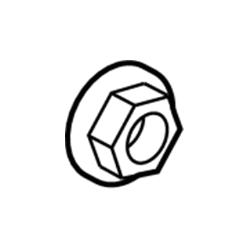 Dodge 6506454AA Axle Nut