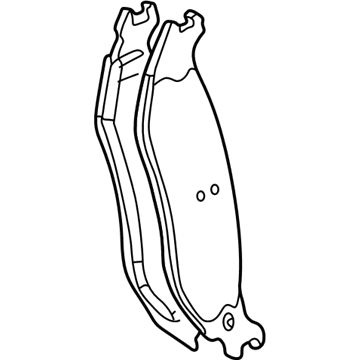 Dodge 5093706AB Brake Pads