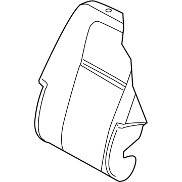 Dodge 1RB06XDVAA Seat Back Cover