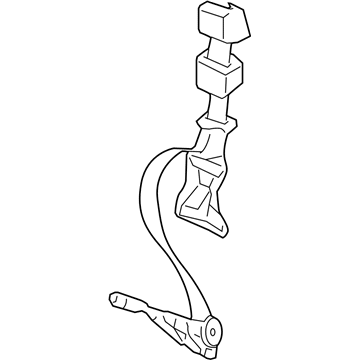 Dodge 5KQ41DK2AB Center Belt Assembly Bezel