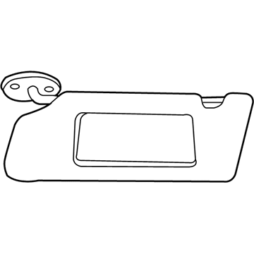 Chrysler 1AH06DW1AA Sunvisor
