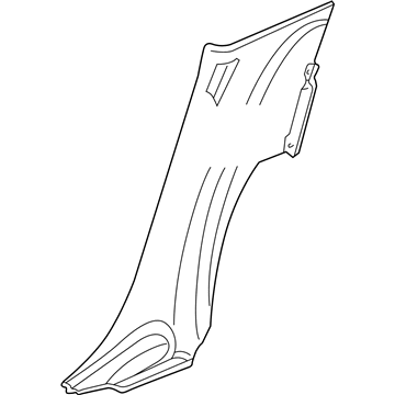 Chrysler RD34WL5AE Lower Quarter Trim