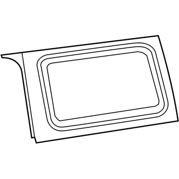 Jeep 6TT50TZZAA Side Glass