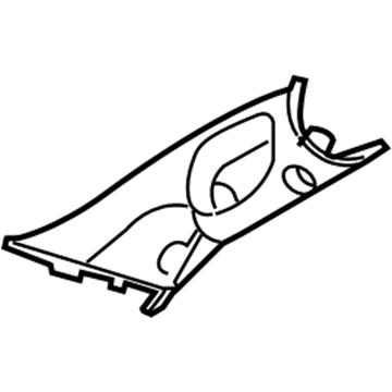 Dodge 5JJ89BD1AA Windshield Pillar Trim