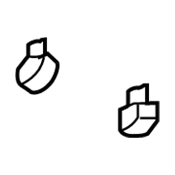 Dodge 5KB27BD1AA Sunvisor Support