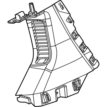 Jeep 6XP10SA5AB Quarter Pillar Trim