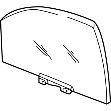 Jeep 55136002AD Door Glass