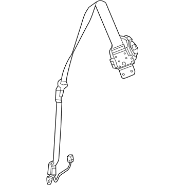 Dodge Viper Seat Belt - 1WA311R4AA