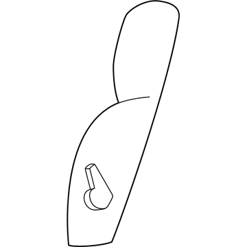 Mopar YE141DVAA Seat Back, Slate Gray, Front Passenger Side YE141DVAA Mopar Seat Back, Slate Gray, Front Passenger Side Illustration 1 of 1