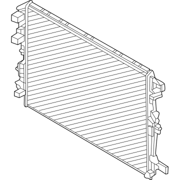 Dodge 68475898AA Auxiliary Radiator