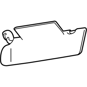 Jeep Sun Visor - 5HG82TL2AC