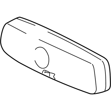 Chrysler 4805332AD Mirror Inside