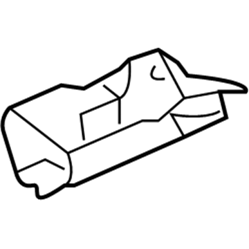 Mopar 4389906AC Reinforcement Bracket, Passenger Side